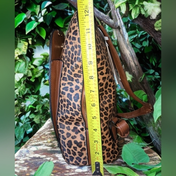Leopard Print Backpack - Picture 9 of 10